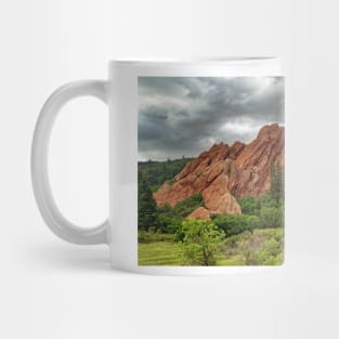 Red Rocks and Gray Skies Mug